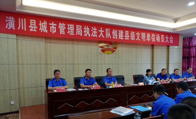 县城市管理局党组成员汪少斌就执法大队创建文明单位提出要求.jpg