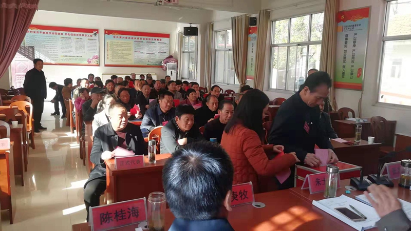 白店乡举行十一届人民代表大会第三次会议（举行大会投票）.jpg