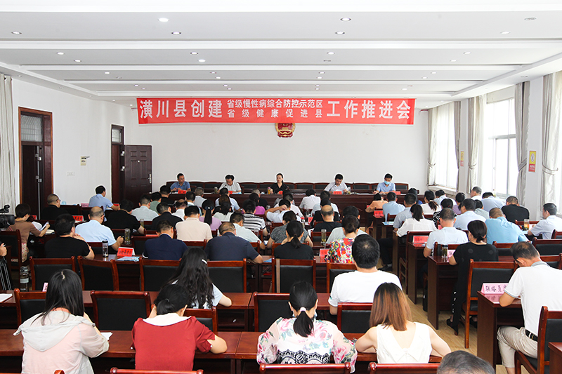 潢川县召开创建省级慢性病综合防控示范区和省级健康促进县工作推进会