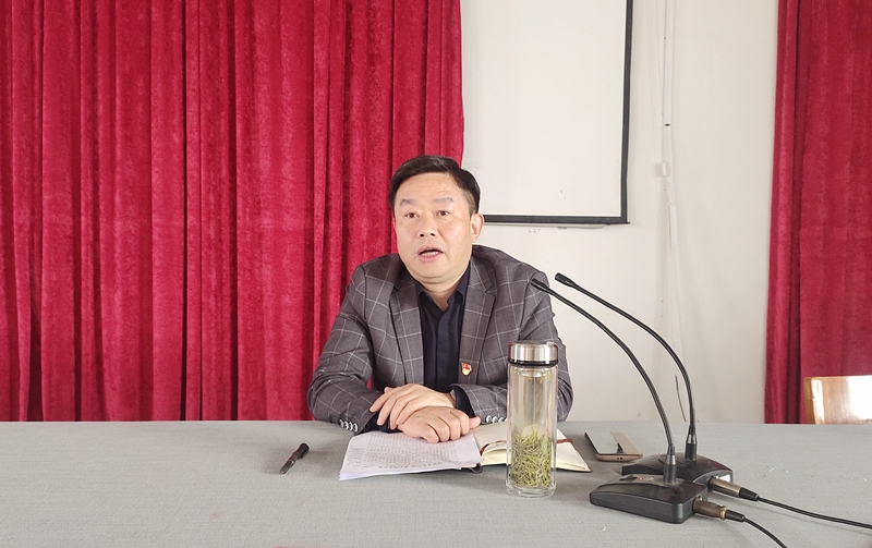 仁和镇党委书记李军为仁和镇中学师生上党课 开展党史学习教育活动 (2).jpg